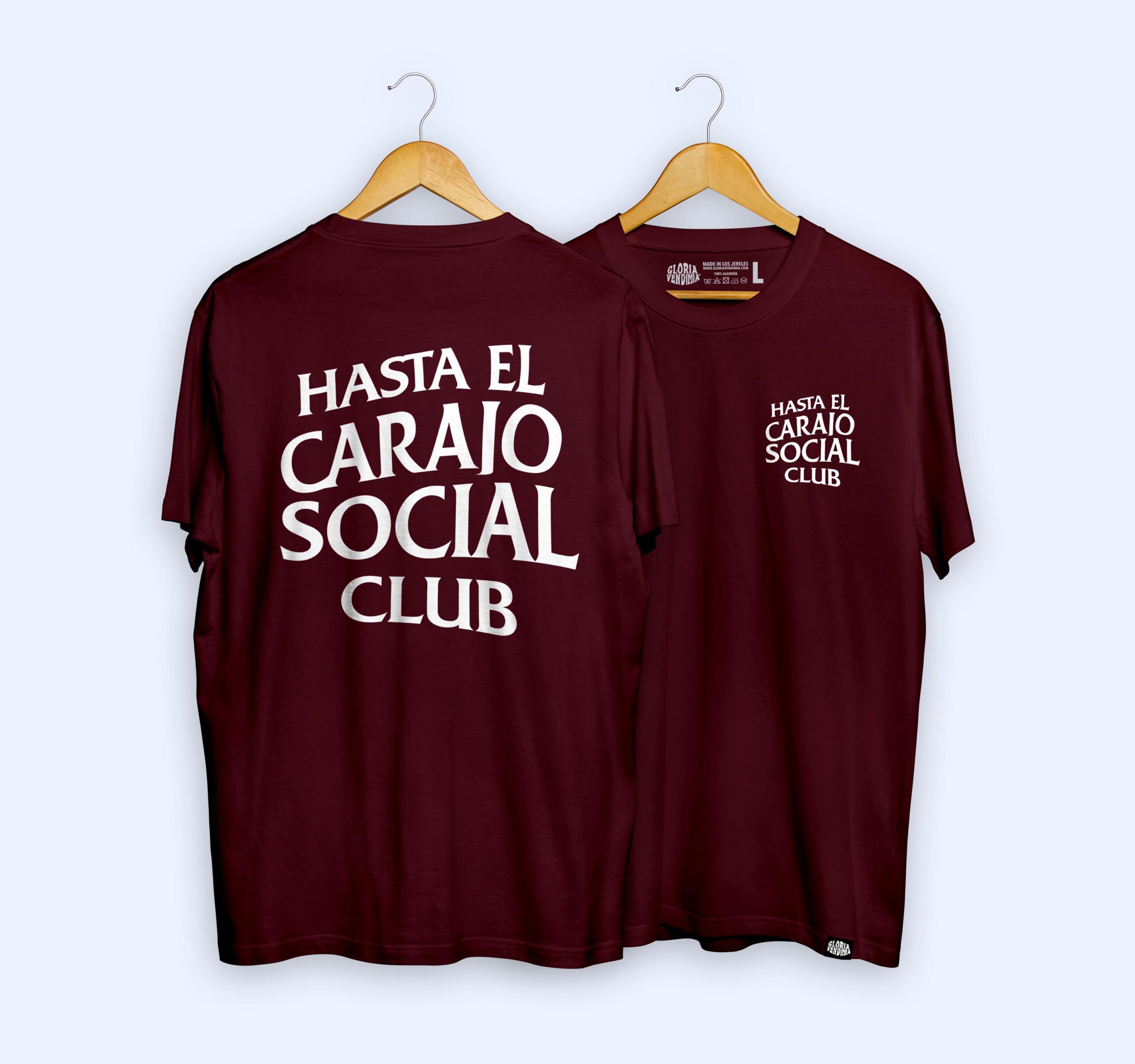 Camiseta 'Hasta el carajo/hasta el coño social club' - Imagen 3