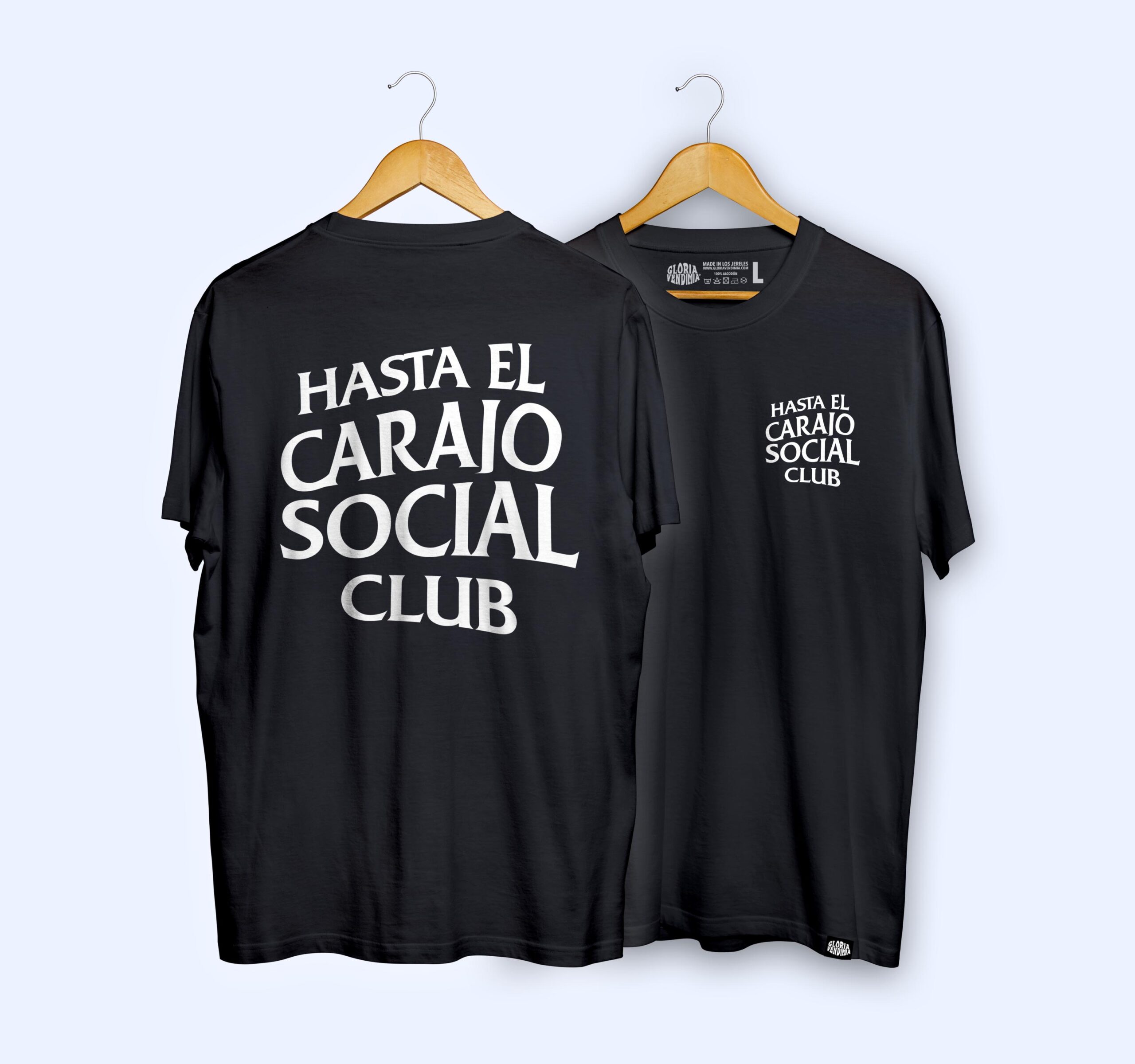 Camiseta 'Hasta el carajo/hasta el coño social club'