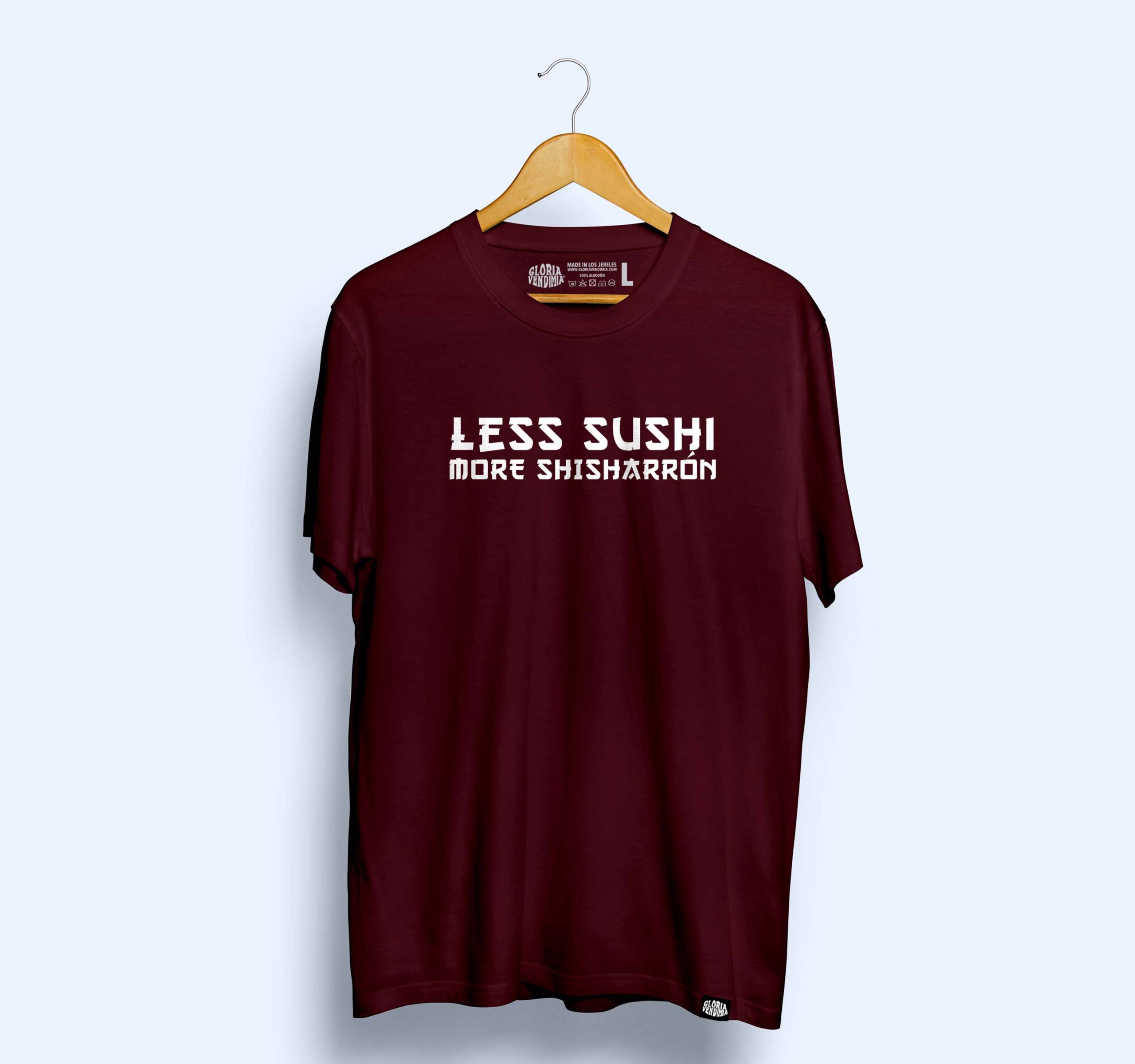 Camiseta 'Less sushi, more shisharrón'