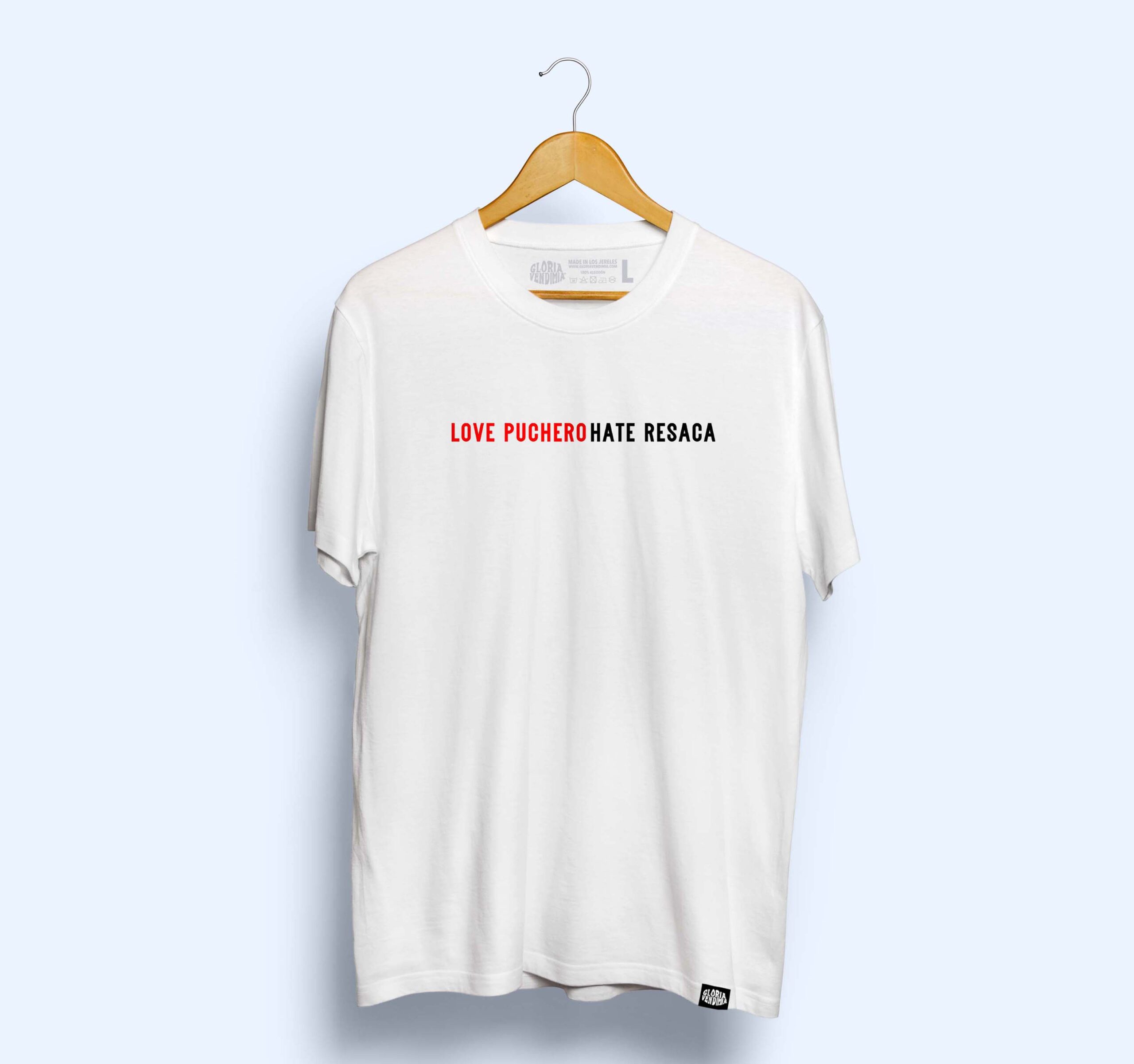 Camiseta 'Love puchero, hate resaca'