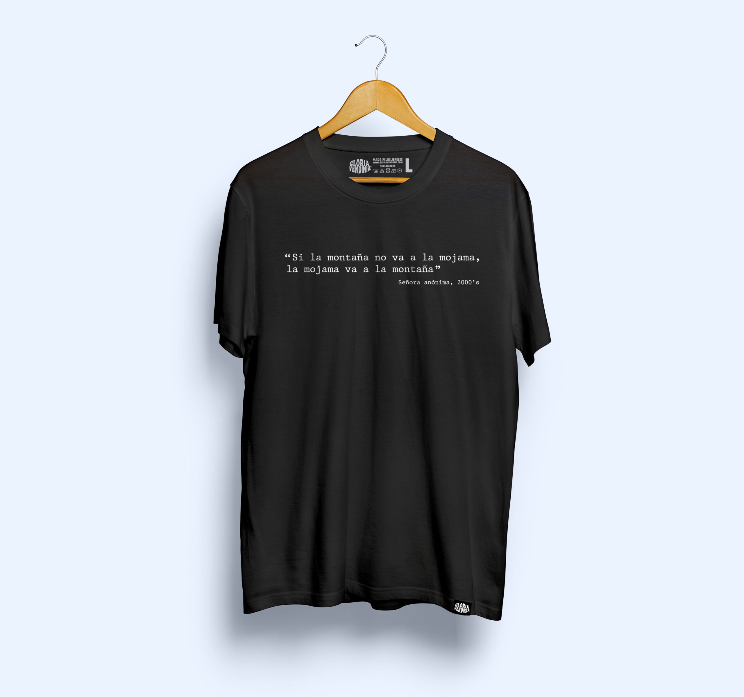 Camiseta 'Si la mojama no va a la montaña...' - Imagen 2