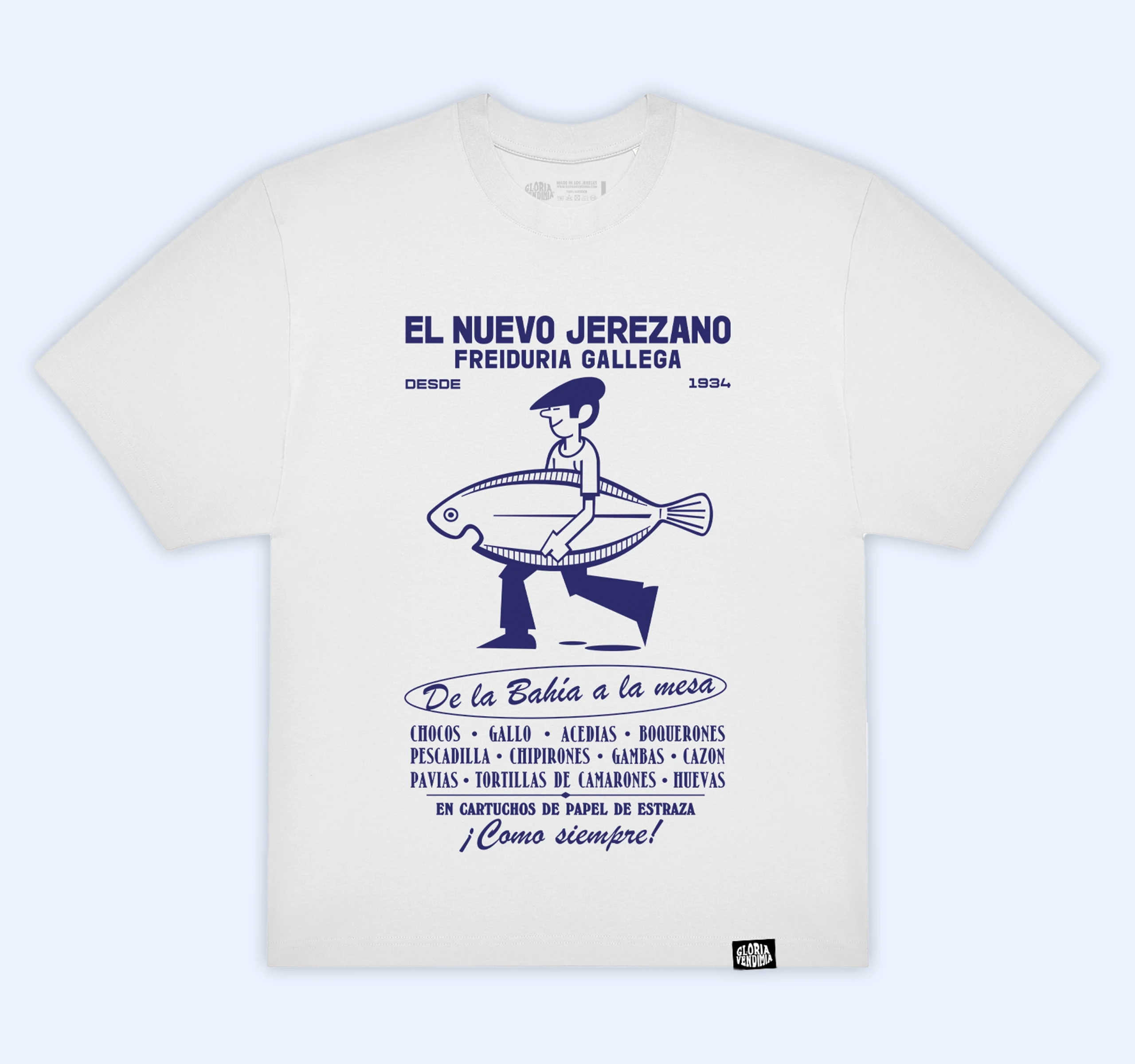 Camiseta FREIDURÍA GALLEGA OVERSIZE - Imagen 2