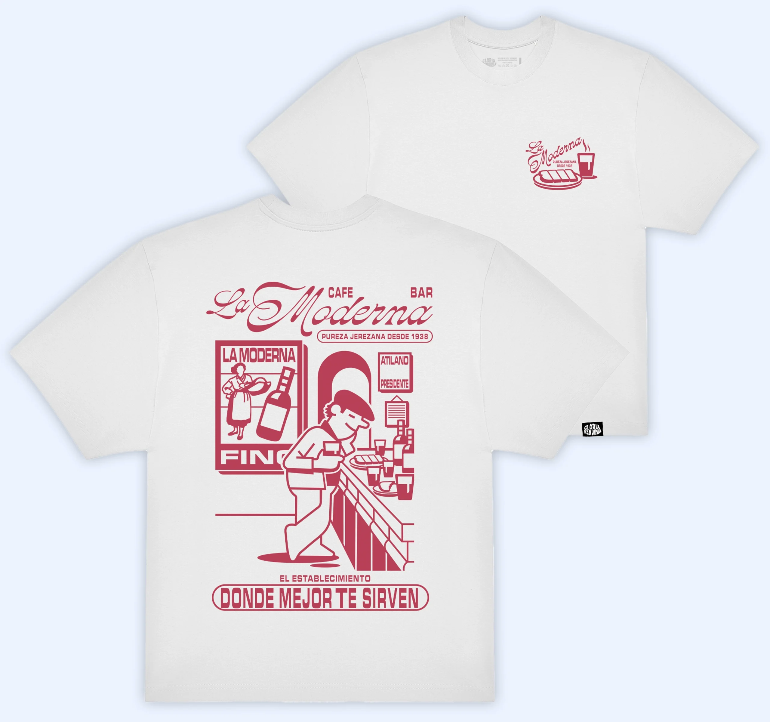 Camiseta LA MODERNA OVERSIZE