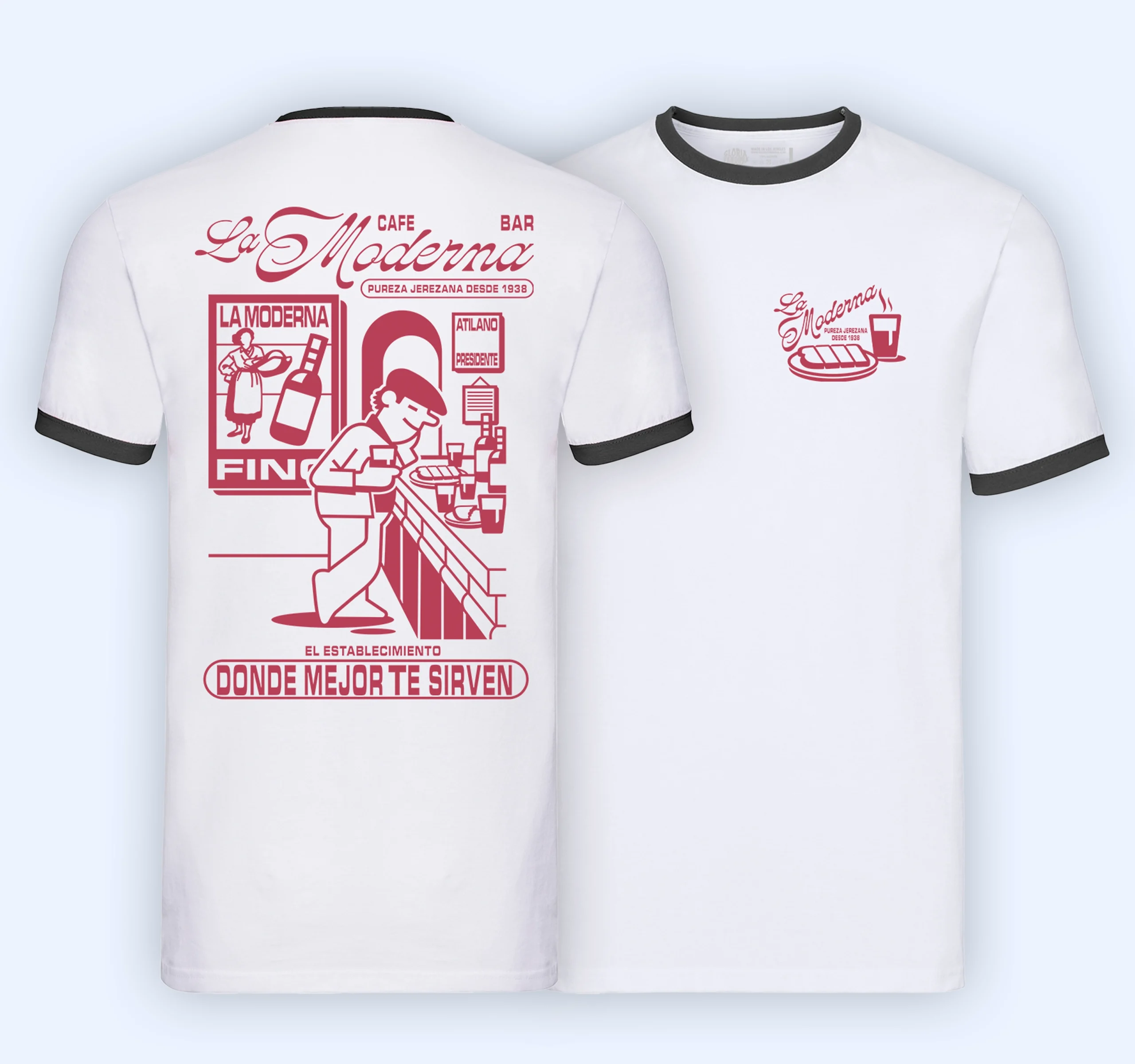 Camiseta LA MODERNA RINGER - Imagen 2