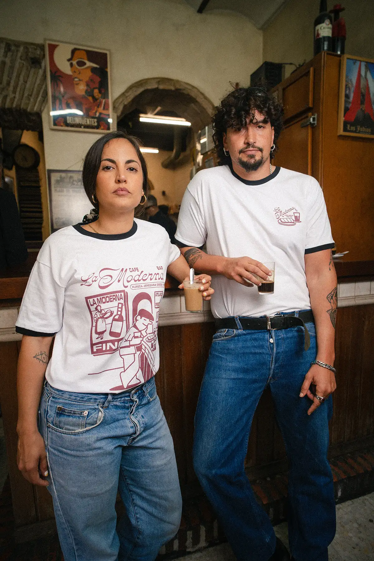 Camiseta LA MODERNA RINGER - Imagen 3