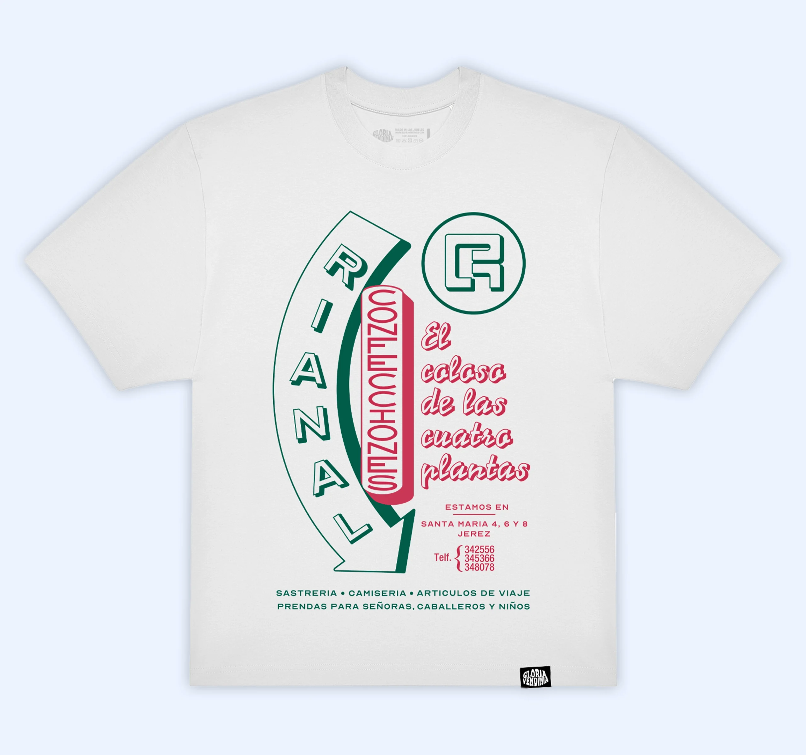 Camiseta CONFECCIONES RIANAL OVERSIZE - Imagen 2
